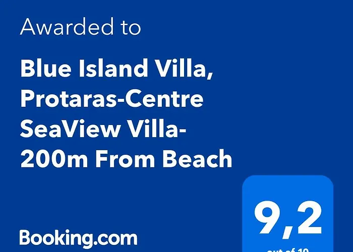 Walk To Center & Beach- Your Dream Escape, Blue Island Villa Protaras